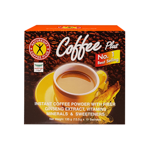 Nature Gift-Coffee Plus Instant Coffee with Giseng  10x13.5gr