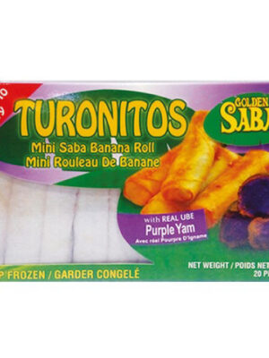 Golden Saba Ube (purple yam) Turonitos,