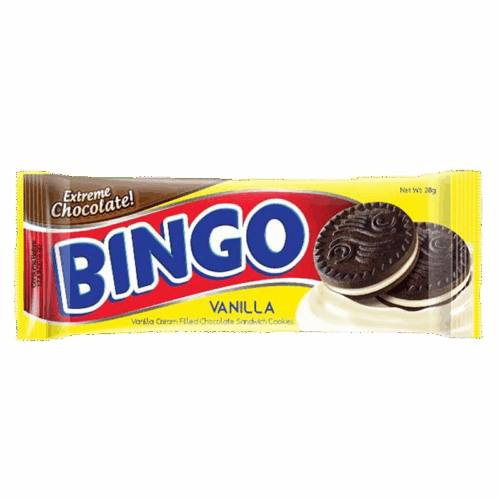 Bingo Vanilla Sandwich Cookies 10 x 28Gr
