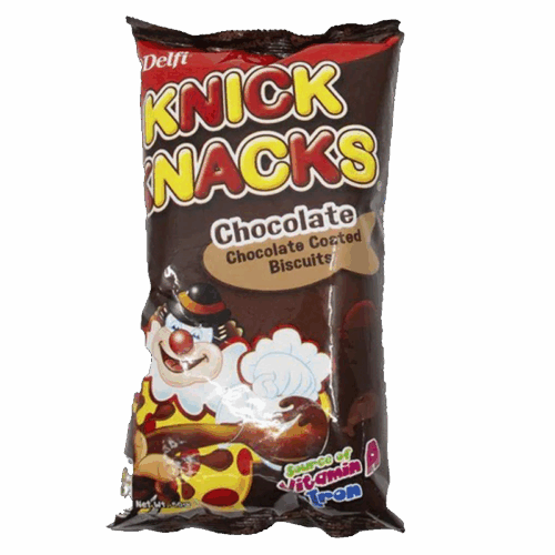Knick Knocks Chocolate Coated Biscuits 50gr