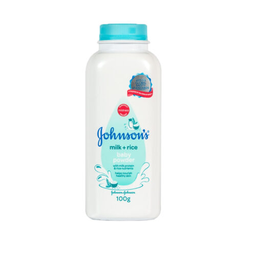 Johnsons Baby Powder Milk & Rice  Blue 100Gr.