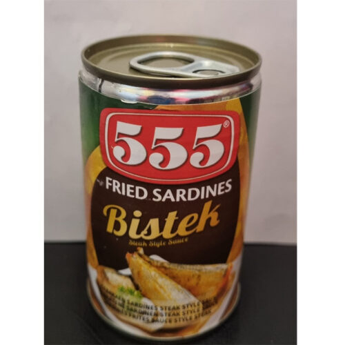 555 Fried Sardines Bistek 155Gr