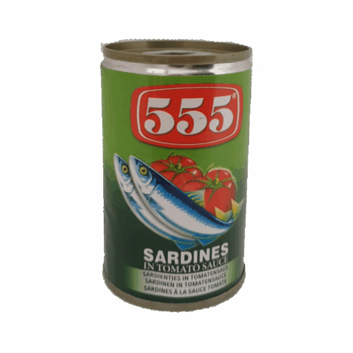 555 Sardines In Tomato Sauce 155gr