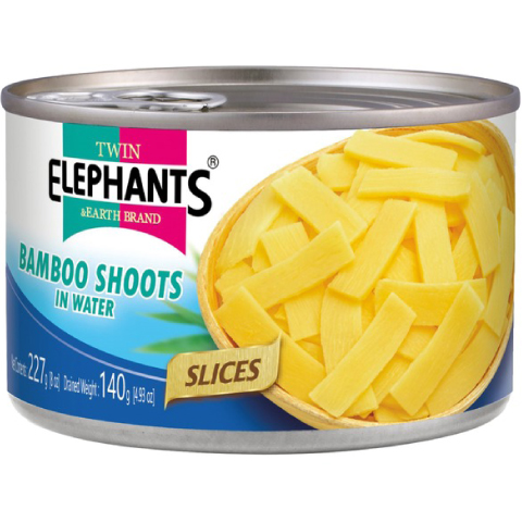 Twin Elephants bambooShoots sliced