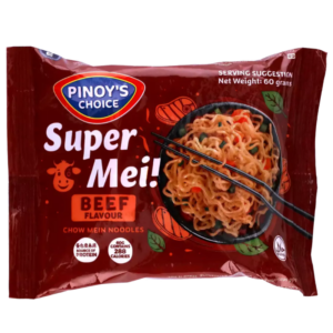 Pinoy's Choice Super Mei Chow Mei Instant Noodles Beef Flavor 60gr