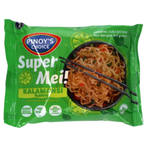 Pinoy's Choice Super Mei Chow Mei Instant Noodles Kalamansi flavor 60gr
